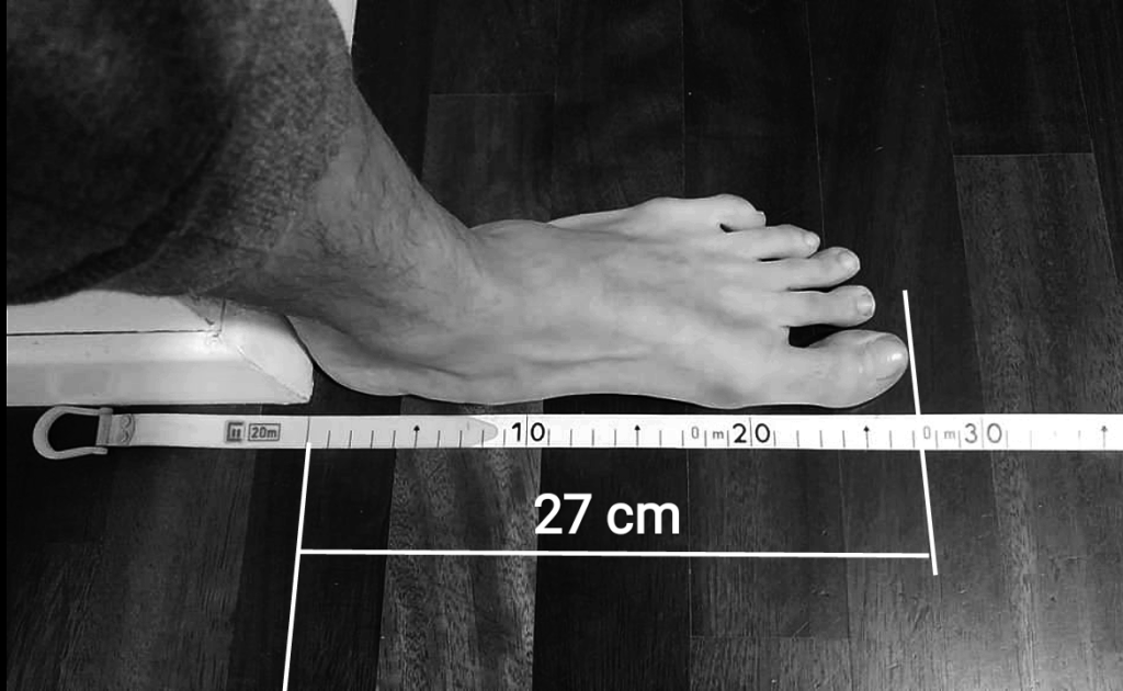 misura dil piede
